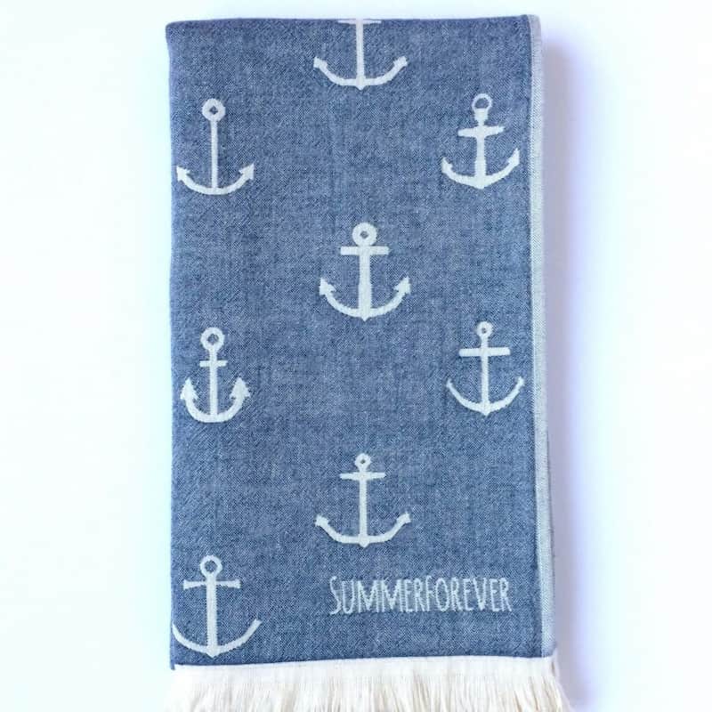 Turkish Beach Towel, Anchors