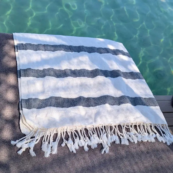 Elegant Turkish Towel Spa Sauna Set of 2, Casa