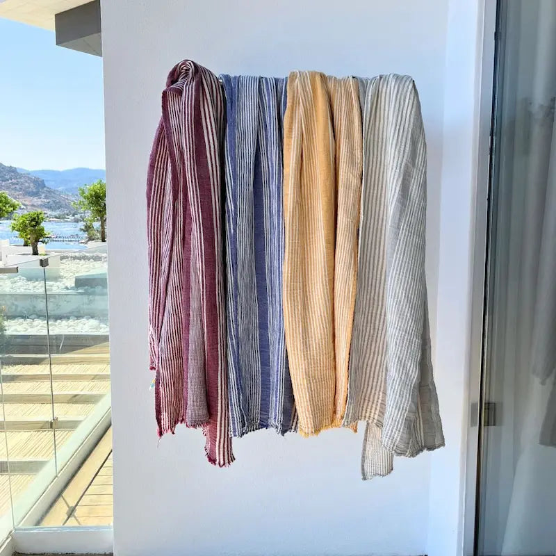 Turkish Towel XL Muslin, Summer – 4 Piece Set