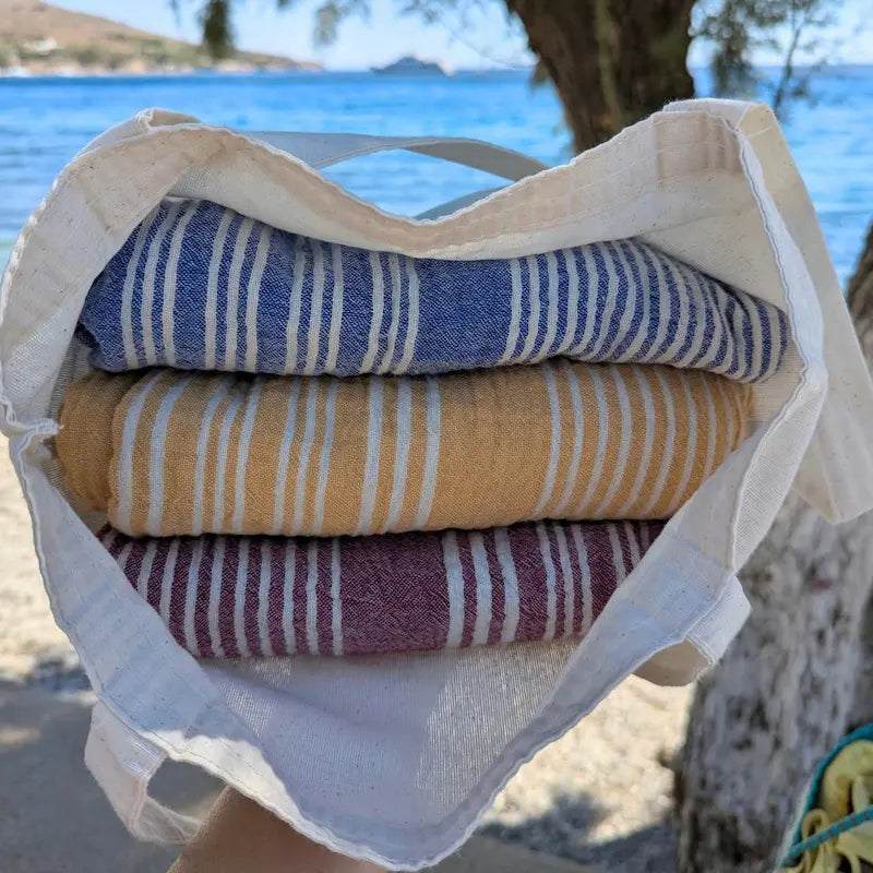 Turkish Towel XL Muslin, Summer – 4 Piece Set