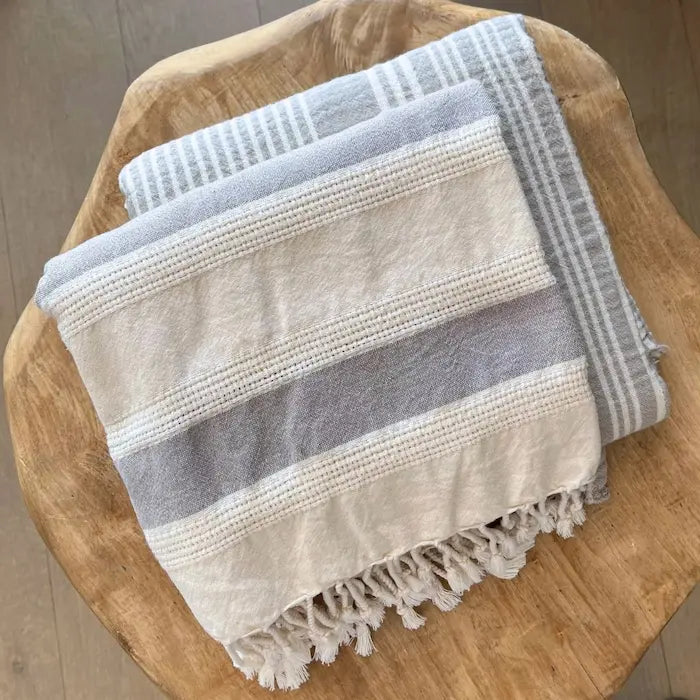 Elegant Turkish Towel Spa Sauna Set of 2, Casa