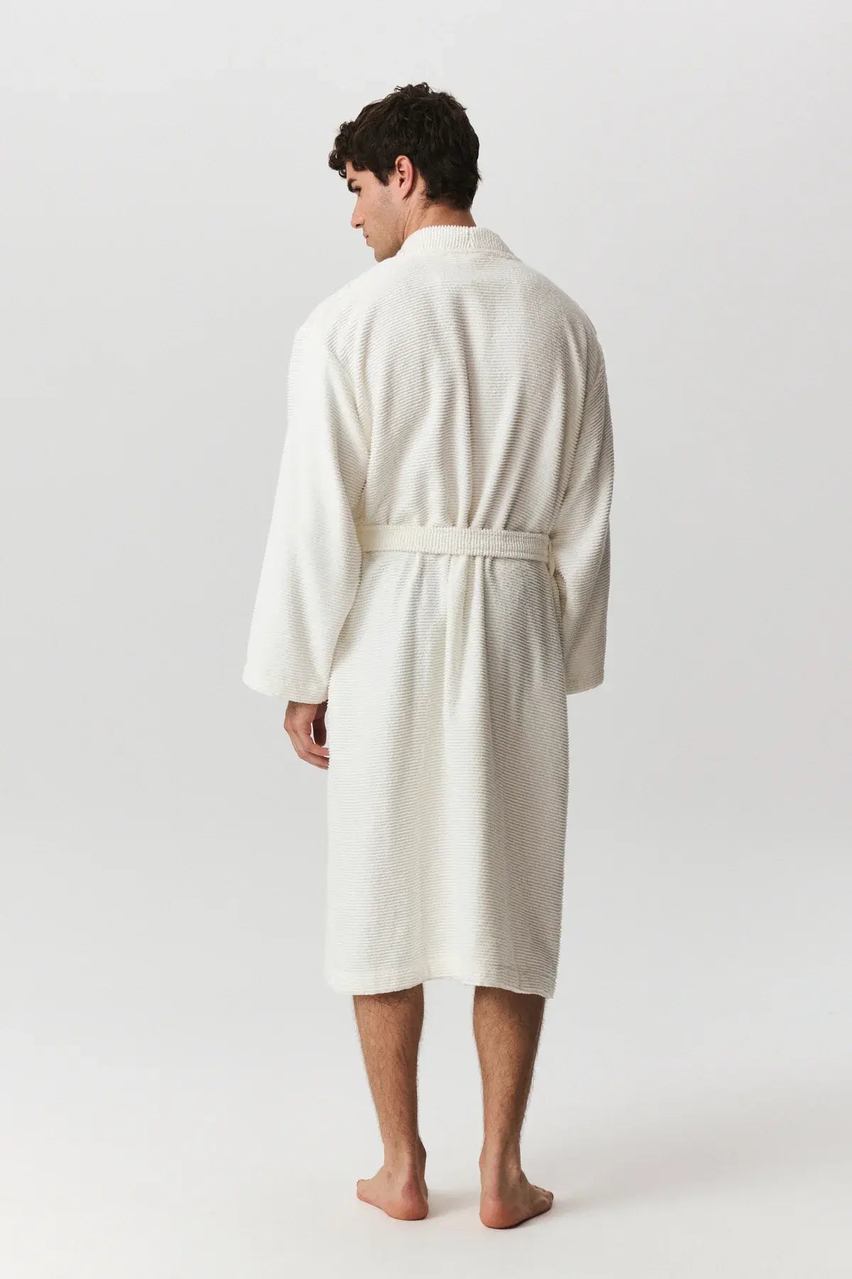 Bathrobe, Ribbed Terry, Sardes