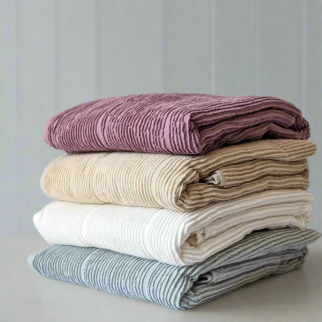 Terry Towel, Ribbed, Sardes