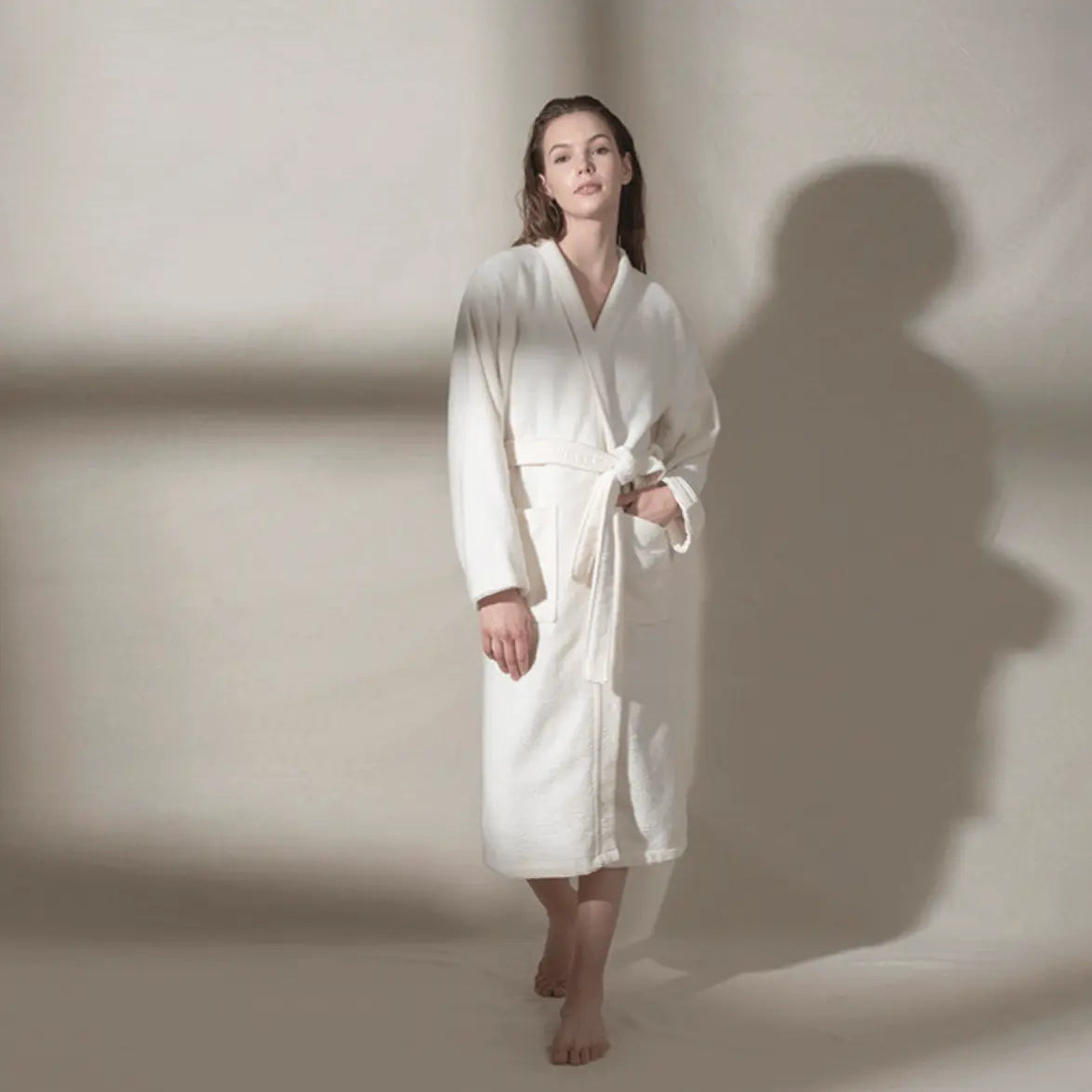 Bathrobe, Ribbed Terry, Sardes