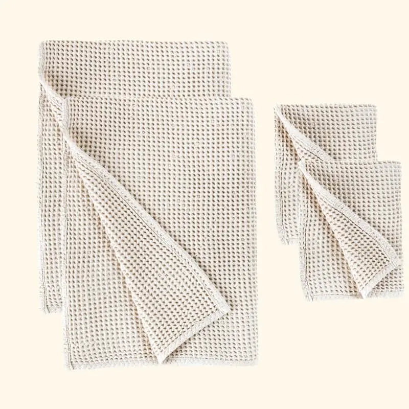 Waffle Towel SPA Sauna Set Deluxe Smartweight 300GSM