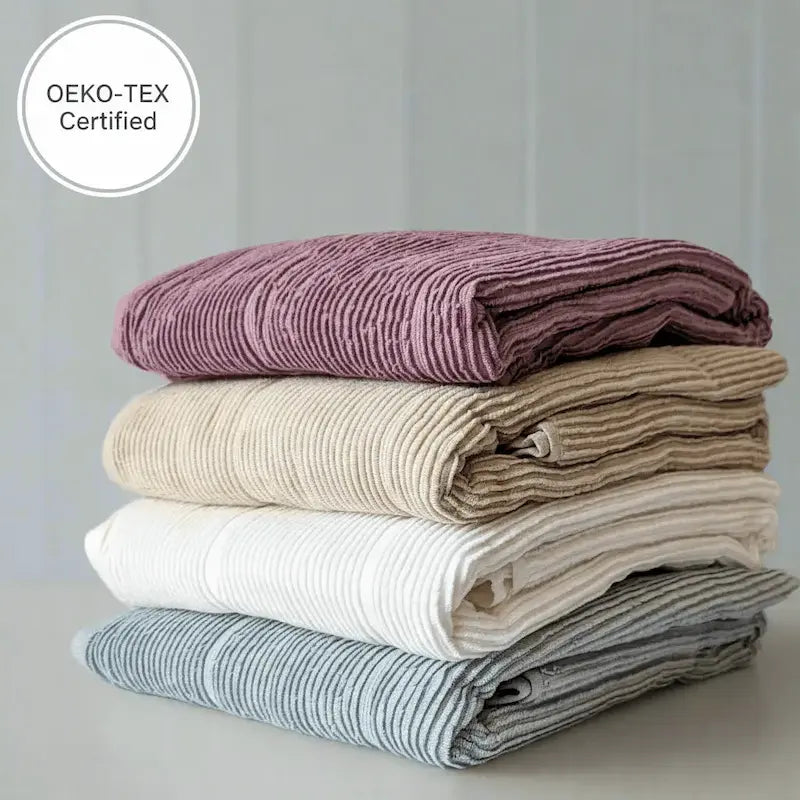 Terry Towel, Ribbed, Sardes