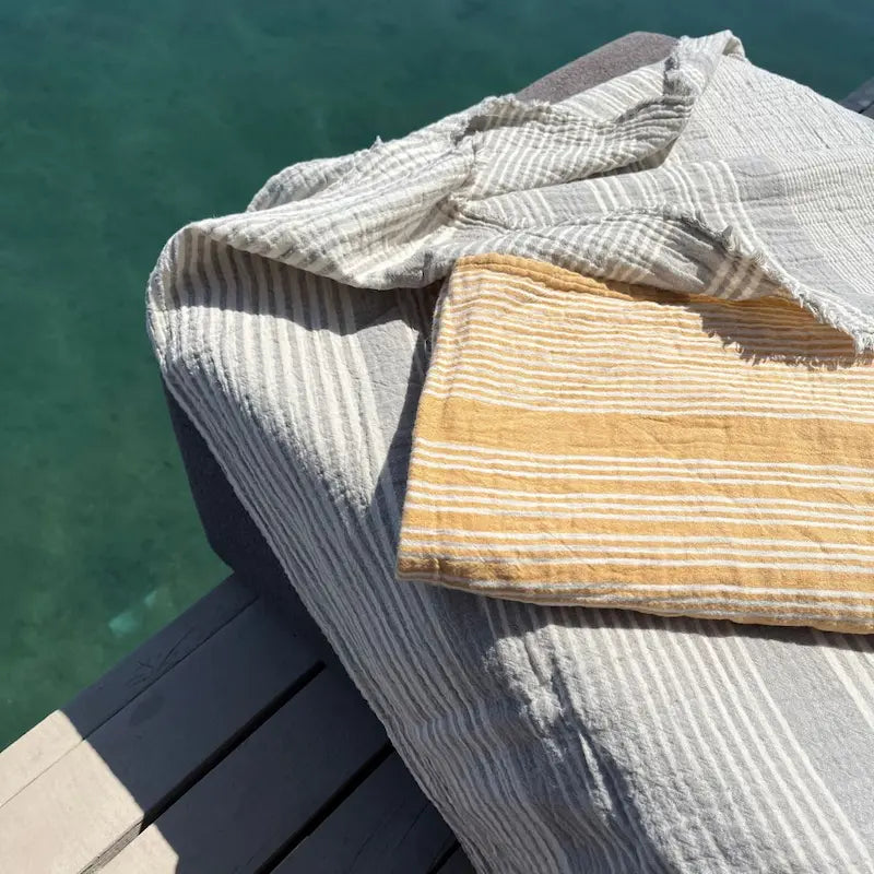 Turkish Towel XL Muslin, Summer – 4 Piece Set