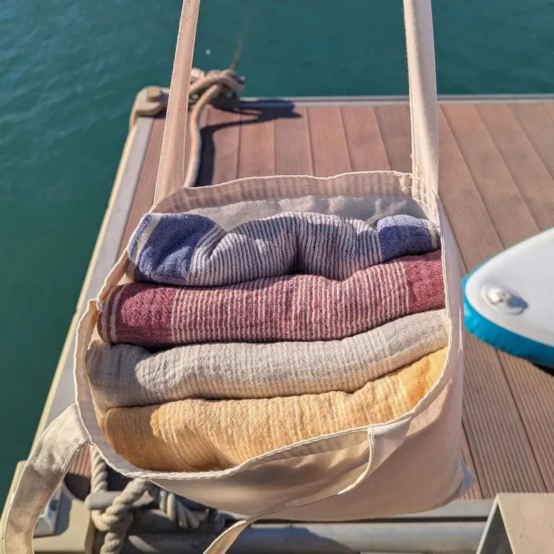Turkish Towel XL Muslin, Summer – 4 Piece Set