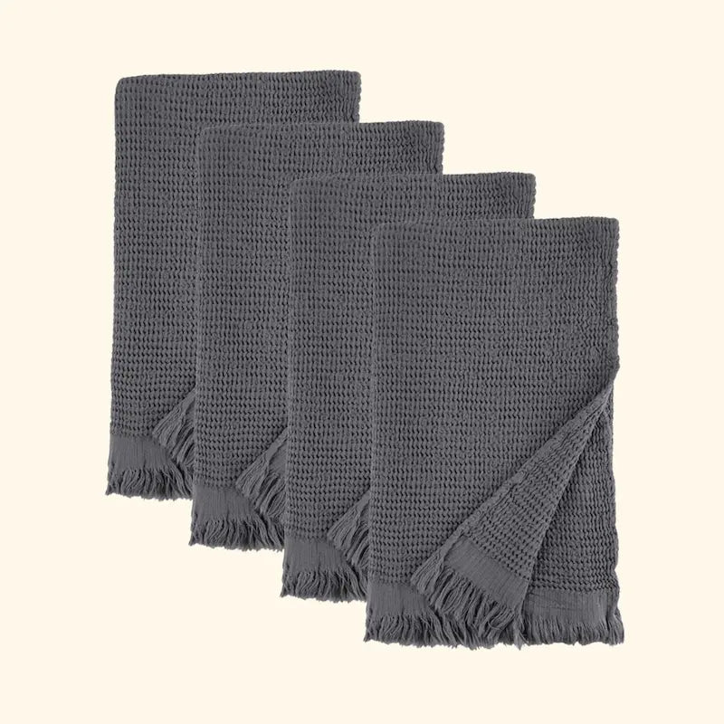 Waffle Hand Towel Bundle (4)