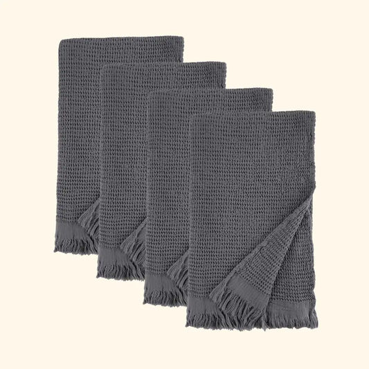 Waffle Hand Towel Bundle (4)