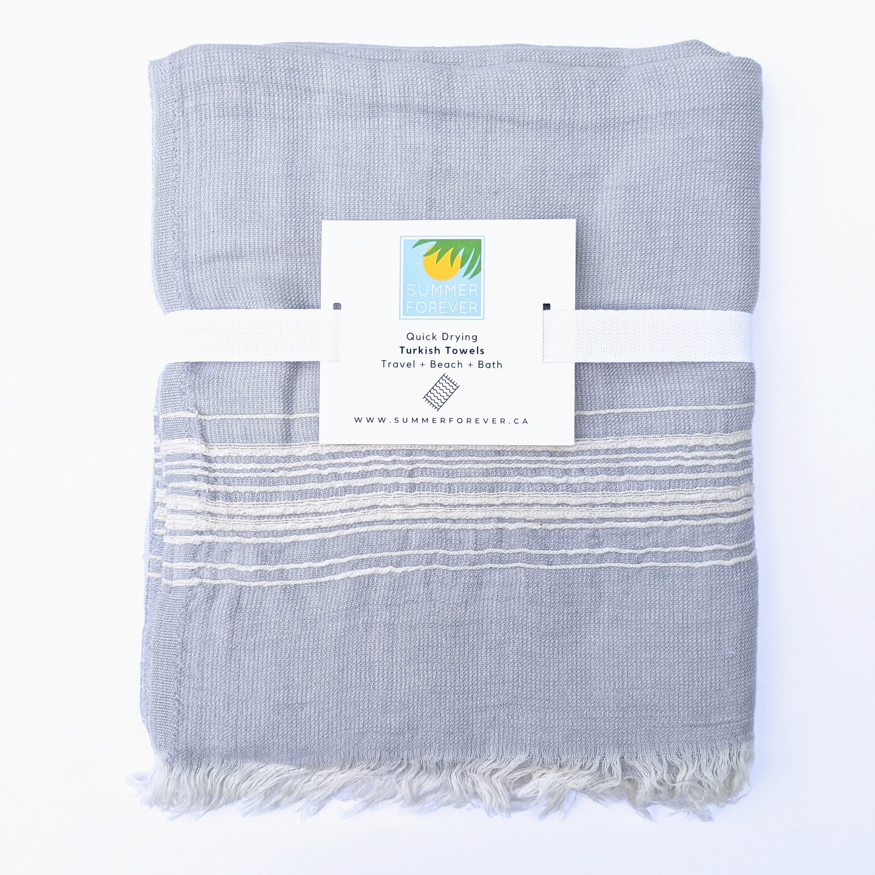 Gray discount turkish towels