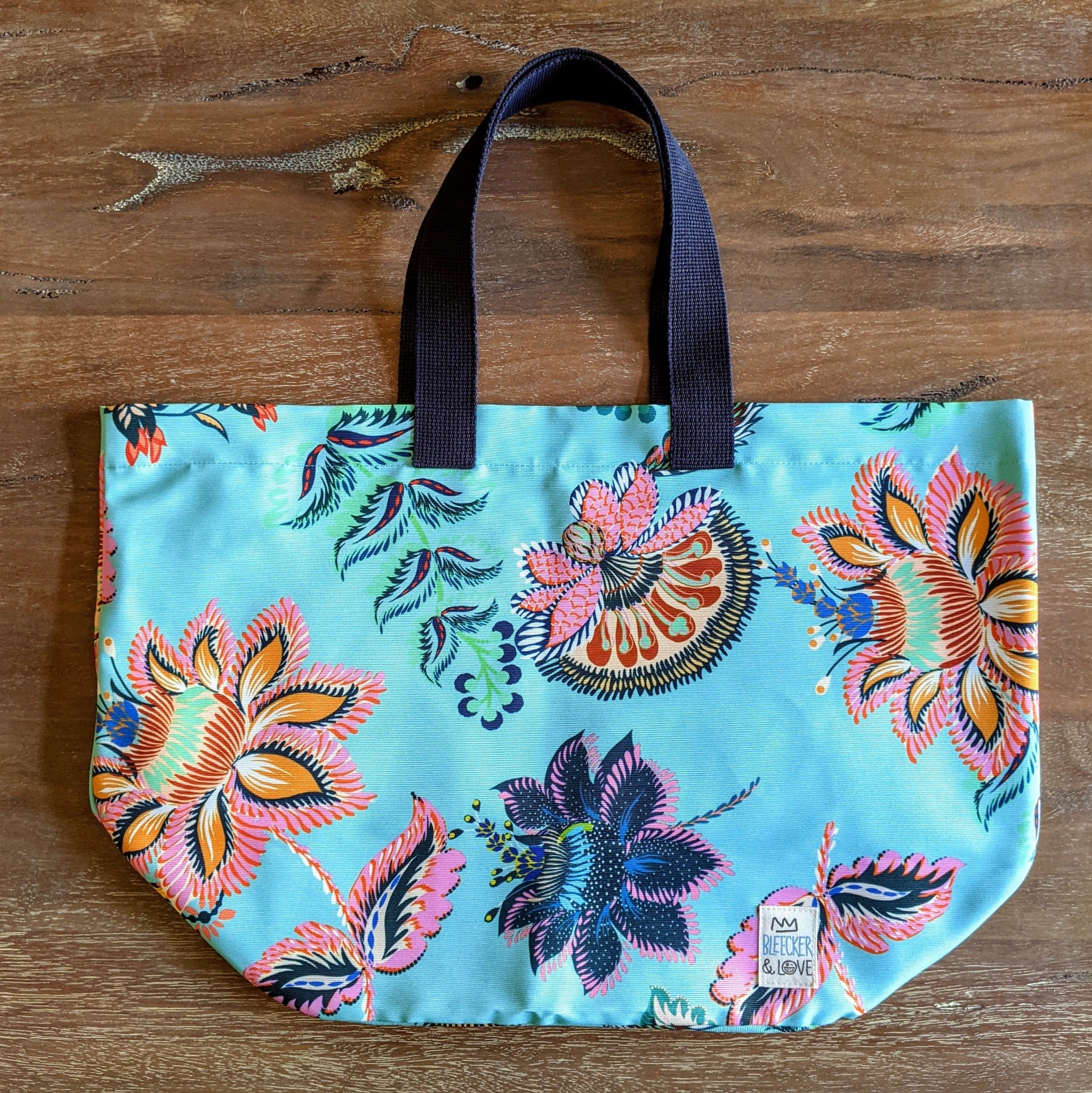 Floral sale tote bag